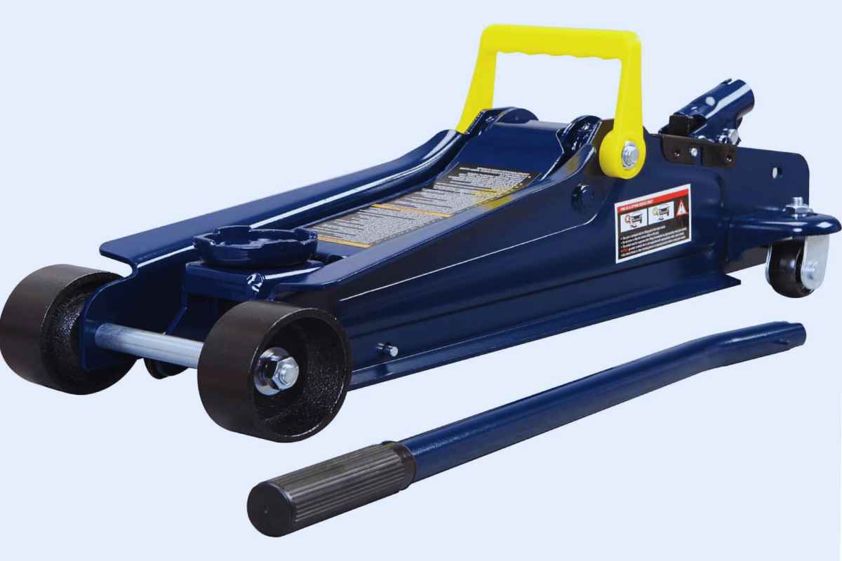 The Sleek Low-Profile Trolley Car Jack Built for Sports Cars